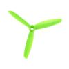 Aexit 5 x Electrical equipment 4.5 Inches Green 3-Vanes CCW RC Airplane Propeller w Spacing Rings view 4