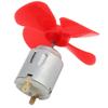 Aexit 5Pcs DC3V Electrical equipment 16500RPM 0.13A High Torque Motor 4 Vanes 56mm Dia DIY RC Propeller Red view 1