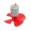 Aexit 5Pcs DC3V Electrical equipment 16500RPM 0.13A High Torque Motor 4 Vanes 56mm Dia DIY RC Propeller Red view 4
