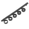 Aexit EP-9075 RC Electrical equipment Model Vane Aircraft Plane Propeller Flight Prop CW CCW 9" Black w Adapter Rings view 3