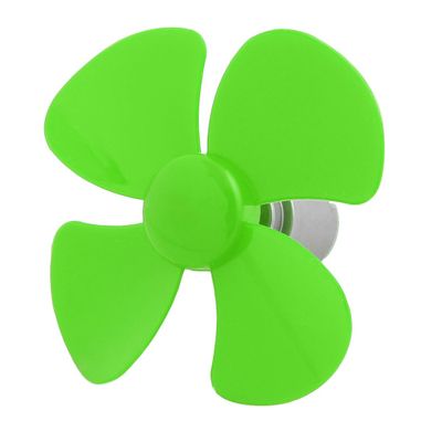Aexit DC 5V Electrical equipment 12000rpm Motor 4 Vanes 80mm Dia Plastic Propeller Green for RC Boat