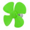 Aexit DC 5V Electrical equipment 12000rpm Motor 4 Vanes 80mm Dia Plastic Propeller Green for RC Boat view 1