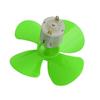 Aexit DC 5V Electrical equipment 12000rpm Motor 4 Vanes 80mm Dia Plastic Propeller Green for RC Boat view 2
