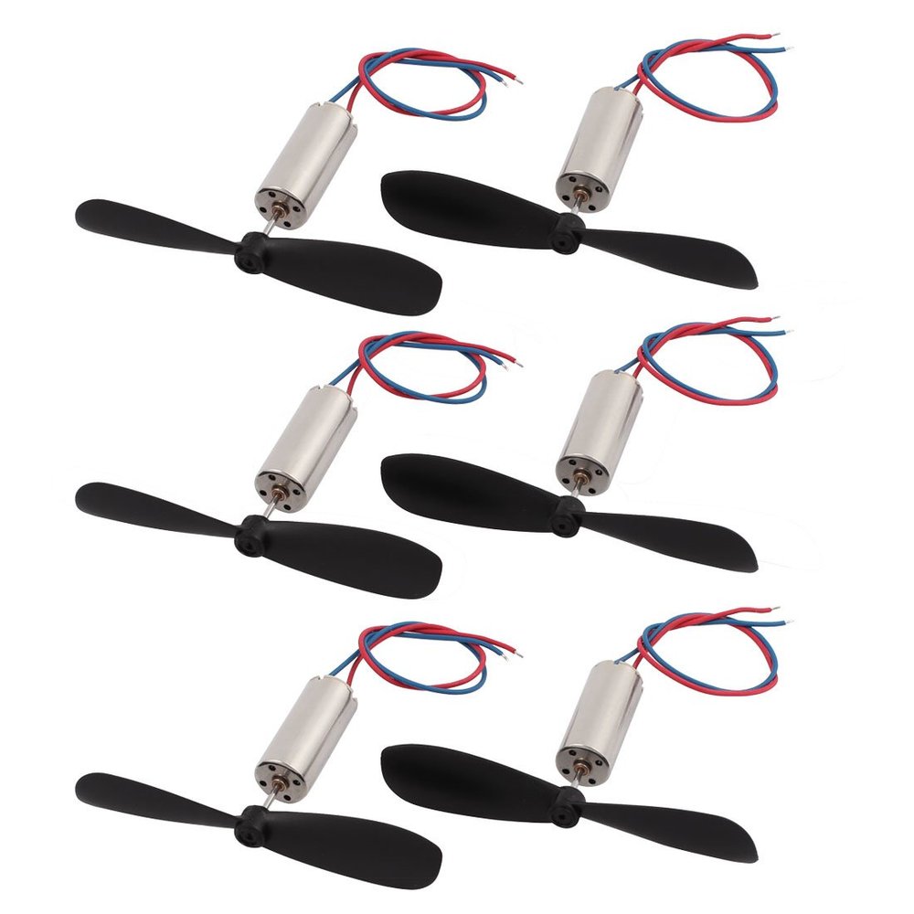 Aexit 3Pairs DC Electrical equipment 3V 20000RPM 716 Motor w Helicopter CW CCW Propeller for RC Quadcopter