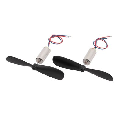 Aexit 1Pair DC Electrical equipment 3V 25000RPM 6mm x 14mm Motor w Helicopter CCW CW Propeller for Quadcopter