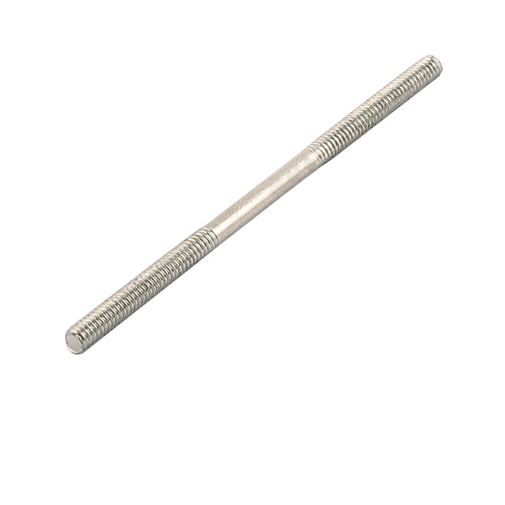 Aexit RC Airplane Electrical equipment Parts 2mm Dia Thread Tight Adjustable Steel Push Rod 42mm Long