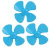 Aexit 3PCS Brushless Electrical equipment Motor 4 Vanes RC Boat Airplane Propeller 1.6-inch Dia Blue view 1