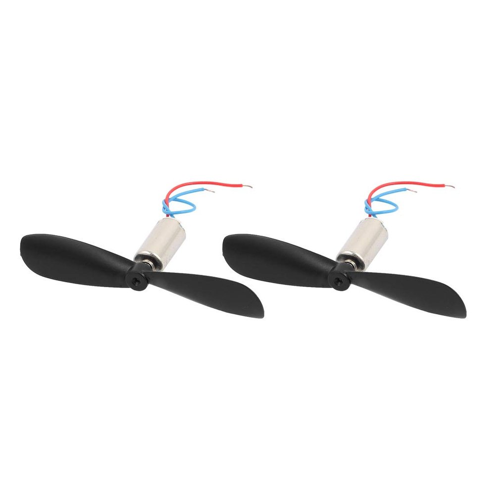 Aexit 3Pcs DC Electrical equipment 3.7V 10000RPM 6x12mm Motor w Helicopter CCW Propeller for RC Quadcopter
