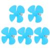 Aexit 5Pcs DC Electrical equipment 1.5V 2000RPM High Torque Motor 4 Vanes 80mm Dia Aircraft Propeller Blue view 1
