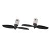 Aexit 2PCS DC Electrical equipment 3V 15000RPM -DIY- N30 Magnetic Motor w 2 Vane CW/CCW Prop for Quadcopter view 1