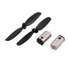 Aexit 2PCS DC Electrical equipment 3V 15000RPM -DIY- N30 Magnetic Motor w 2 Vane CW/CCW Prop for Quadcopter view 2