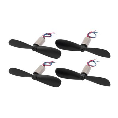 Aexit 2 Pair Electrical equipment DC 1.5V 15000RPM 6mmx12mm Coreless Motor w CW CCW Propeller for RC Helicopter
