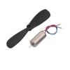 Aexit 2 Pair Electrical equipment DC 1.5V 15000RPM 6mmx12mm Coreless Motor w CW CCW Propeller for RC Helicopter view 3