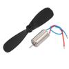 Aexit 3 Pairs Electrical equipment DC 3.7V 15000RPM 6x12mm High Speed Motor w CCW/CW Prop for RC Helicopter view 2