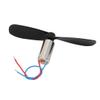 Aexit 3 Pairs Electrical equipment DC 3.7V 15000RPM 6x12mm High Speed Motor w CCW/CW Prop for RC Helicopter view 3