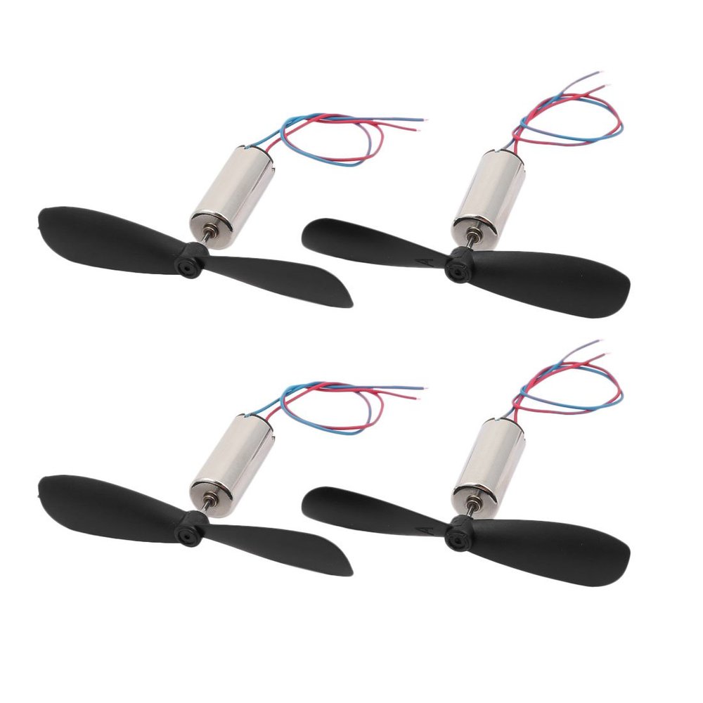 Aexit 2Pair DC Electrical equipment 1.5V 40000RPM 716 Coreless Motor w CW CCW Propeller for RC Helicopter