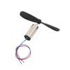 Aexit 2Pair DC Electrical equipment 1.5V 40000RPM 716 Coreless Motor w CW CCW Propeller for RC Helicopter view 2