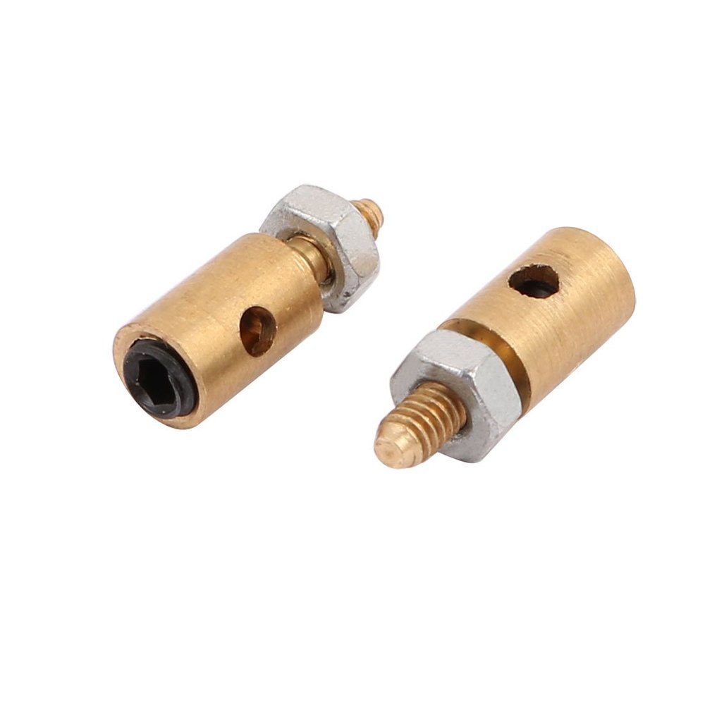 Aexit 2Pcs RC Electrical equipment Remote Control Servo 1.6mm Hole Diameter Pushrods Adapter Connector