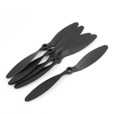 Aexit 5 Pcs Electrical equipment 203mmx97mm 2-Vanes Electric RC Airplane Propeller Prop w Adapter Rings