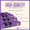 Get The Games Out Backgammon Set, Classic Board Game Case, 2 Players, Includes Strategy & Tip Guide, Perfect for Parties and Family Game Nights -Small, Purple view 3