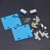 Fujiyuan 1 Package DIY Remote Control Boat Propeller Watercraft Dual Motor Shaft RC Module Hobby 180 Type Blue Base Plate view 1