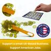 MR CHIPS Made in USA Upgraded Bingo Magnetic Wand & 200 Pieces  Inch Yellow Plastic Chips with Metal Rings - Support American Job view 3