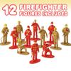 ArtCreativity 2.5 Inch Mini Fireman Figurines for Kids- Set of 12- Free Standing Firefighter Toys Figures- Birthday Party Favors for Boys and Girls, Goody Bag Fillers, Cake Toppers and Decorations view 3
