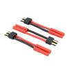 3pcs Compatible with TRX Male to HXT 4MM Bullet Adapter Cable - ~2" 12awg Wire for Turnigy(BDHI-56) view 1