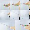 E-KNOW Bubble Wand, 4 Pack Giant Bubble Wand Outdoor Toy for Kids, Recyclable Stainless Steel, Telescopic Design Bubble Party Favors,Works Best with Bubbleventi Bubble Mix view 4