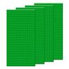 EKIND 4 PCS Classic 5" x 10" Building Baseplates, Compatible with Major Brands Toy Bricks, Encourage Logic & Creativity Through Play, Ideal STEM Activities for Children (Green) view 1