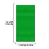 EKIND 4 PCS Classic 5" x 10" Building Baseplates, Compatible with Major Brands Toy Bricks, Encourage Logic & Creativity Through Play, Ideal STEM Activities for Children (Green) view 2