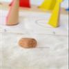 Fraction game | Montessori Fraction skittles with wooden dice, pictures and symbol cards view 4