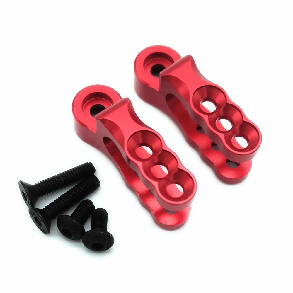 Aliminum Servo Horns Steering Arms 25T Red for Traxxas Revo E-Revo 2.0 VXL Summit Slayer Pro 4x4 XO-1 T-MAXX 5345