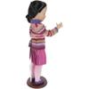 Bard's 54-0059 Chrome and Wood Doll Stand, Fits 24 to 40 inch Slim Waist Dolls, Waist is 2.25 to 3.5 inches Wide view 2