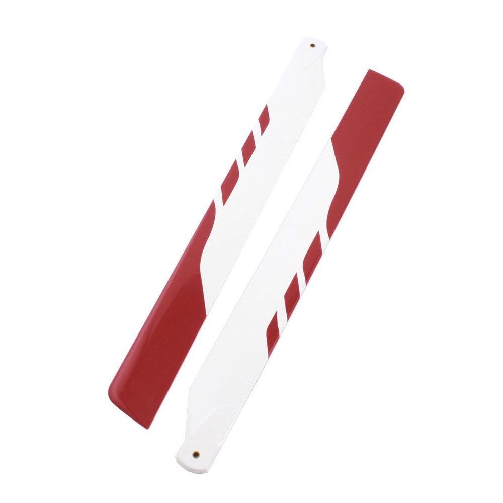 Aexit Pair 325mm Electrical equipment Glass Fiber Main Rotor Vanes Red for Trex 450 RC Helicopter Plane