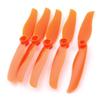 Aexit 5Pcs EP-6035 Electrical equipment 6" Rotating Dia 3.5" Pitch Adapter Ring Orange Plastic 2-Vanes CW Rotating Prop Propeller for 6mm Dia Shaft XXD RC Helicopter view 1