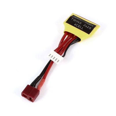 Aexit RC Helicopter Electrical equipment 2 x 2S Li-Po Lipo Batteries Charger Adaptor Board for B6 Recharger