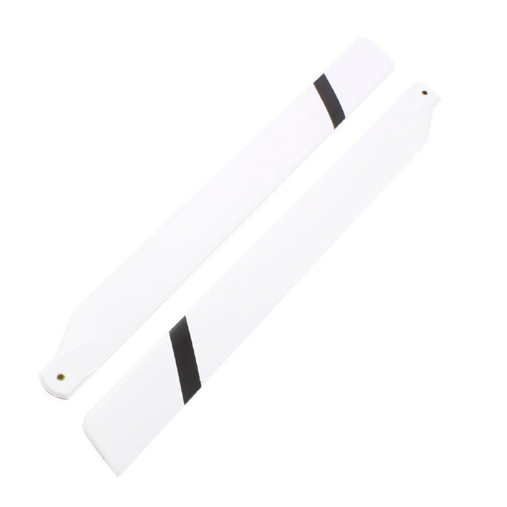 Aexit 2pcs White Electrical equipment 325mm Glass Fiber Main Rotor Vanes for Trex 450 Series RC Helicopter