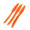 Aexit 3Pcs HD-8060 Electrical equipment 8 x 6 Orange Propellers Prop Spare Part for RC Airplane view 1