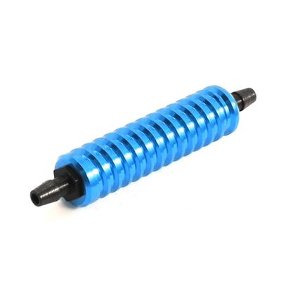 Aexit Blue Fuel Electrical equipment Tank Air Cooler 52mm Long for RC 1/8 Nitro Model Car