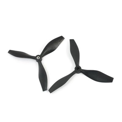 Aexit 2Pcs Black Electrical equipment 5x5 3 Vanes Prop Propeller for 2.5mm Shaft Dia RC Model Plane Aircraft