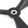 Aexit 2Pcs Black Electrical equipment 5x5 3 Vanes Prop Propeller for 2.5mm Shaft Dia RC Model Plane Aircraft view 2