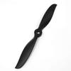 Aexit Double Vanes Electrical equipment 8x4E Black Plastic RC Airplane Propeller Paddle view 1