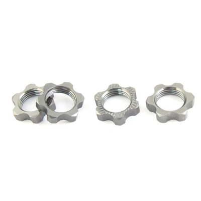 Aexit 4 Pcs Electrical equipment 81212 Wheel Hex Nuts Spare Parts for 1/8 RC Model Racing Buggy Car