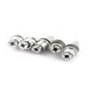 Aexit 5 Pcs Electrical equipment 1/8" Dia Silver Tone Aluminium Alloy Propeller Adapter Holder for RC Plane Brushless Motor view 2