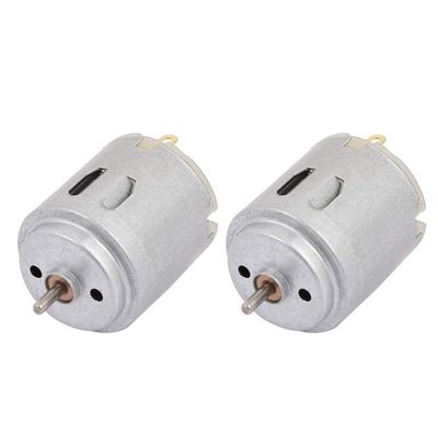 Aexit 2pcs R260 Electrical equipment DC6V Mini Electric Motor High Speed 18000RPM for RC Model