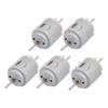 Aexit 5pcs R260 Electrical equipment DC6V Mini Electric Motor Shafts Two Sides 18000RPM for RC Model view 1