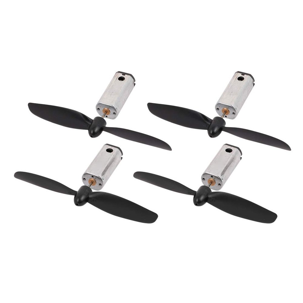 Aexit 2Pair DC Electrical equipment 1.5V 15000RPM N50 Motor w CW CCW Helicopter Propeller for RC Quadcopter