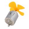 Aexit 2Pcs DC1.5V Electrical equipment 3800RPM High Torque Motor 4 Vanes 40mm Dia Aircraft Propeller Yellow view 4