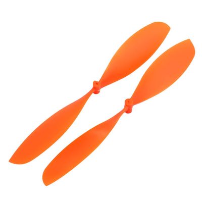 Aexit 2 pcs Electrical equipment Orange Plastic RC Airplane Prop Propeller Paddle 9050 Shaft Adapter Ring